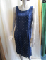 Preview: Summer Shift Dress "Spotty" navy